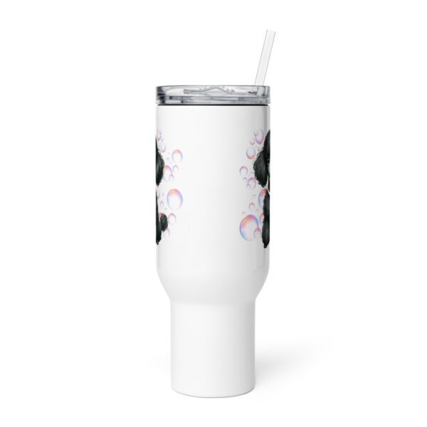 Poodle Bubbles Travel Mug - Image 4