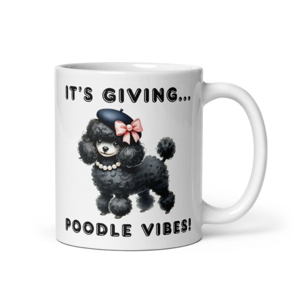 It's Giving Poodle Vibes Mug - Image 2